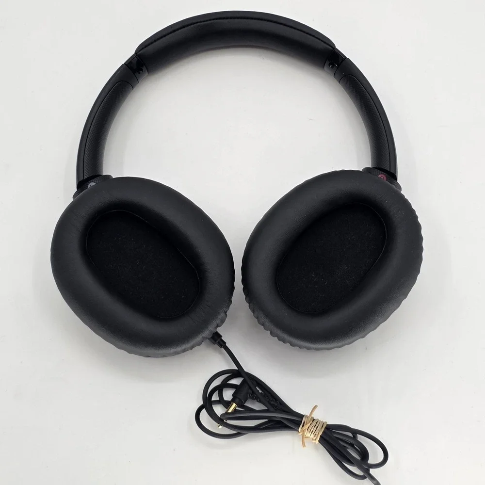 Sony Noise Cancelling Headphones Black WHCH710N Wireless Bluetooth USB-C Tested